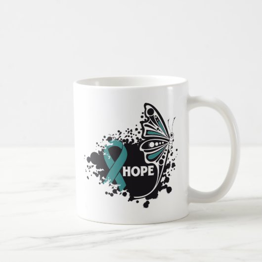 Hope Scleroderma Butterfly Kaffeetasse (Rechts)