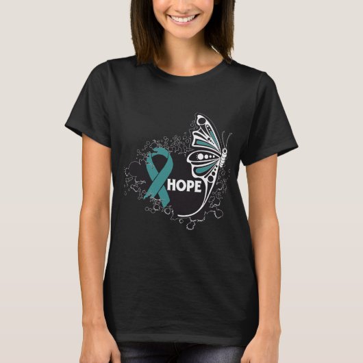 Hope Scleroderma Butterfly T-Shirt (Vorderseite)
