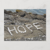 Hope Seashell Art Postkarte (Vorderseite)