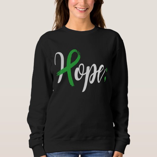 Hope Semicolon Mental Health Awareness Month Suppo Sweatshirt (Vorderseite)
