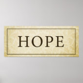 Hope Sign/Plaque Poster (Vorne)