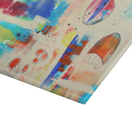 Hope Soaring 11 x 8 Glas Schneidebrett (Ecke)