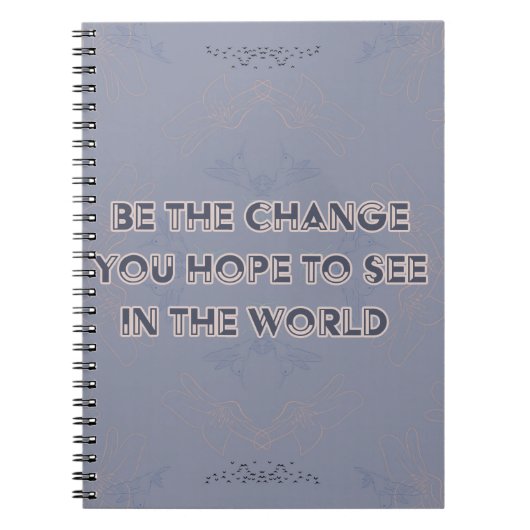 Hope Spiral Foto Notebook Notizblock (Vorderseite)