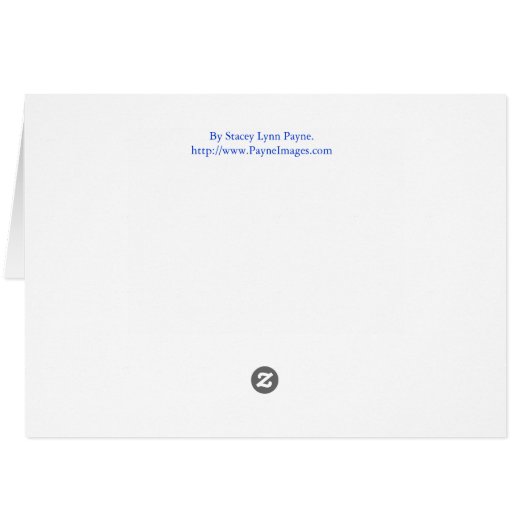 Hope Springs Eternal Card (Rückseite Horizontal)