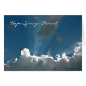 Hope Springs Eternal Card (Vorderseite (Horizontal))