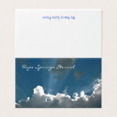 Hope Springs Eternal Card (Außenseite Aufgefaltet)