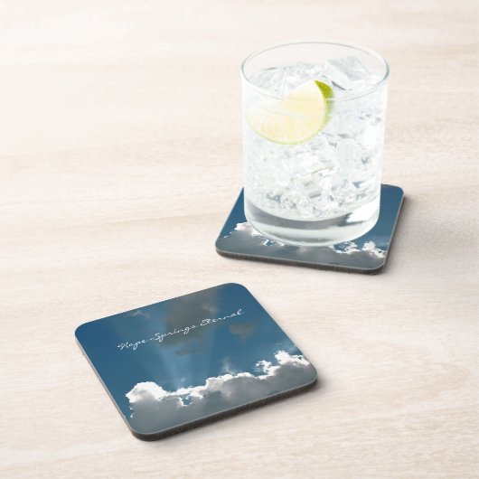 Hope Springs Eternal Card Getränkeuntersetzer (Rechte Seite)