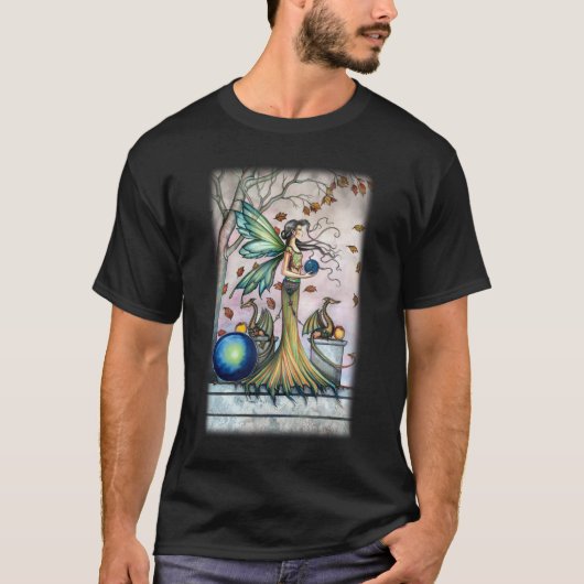 Hope Stones Fairy and Dragons Fantasy Art T-Shirt (Vorderseite)