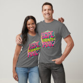 "Hope. Strength. Pink." Breast CancerT-Shirt T-Shirt (Unisex)