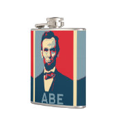 Hope Style Lincoln Portrait Flachmann (Links)