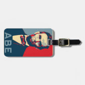 Hope Style Lincoln Portrait Gepäckanhänger (Vorderseite horizontal)