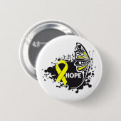 Hope Suicide Prevention Butterfly Button (Vorne & Hinten)