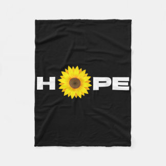 Hope Sunflower Fleecedecke