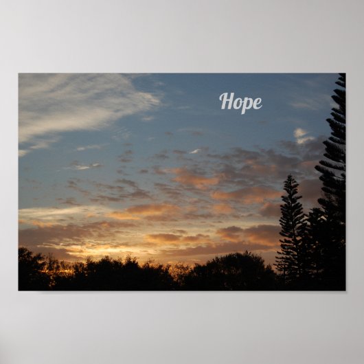 Hope Sunrise Poster (Vorne)