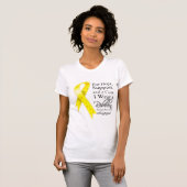 Hope Support Cure I Trage a Ribbon - Ewing Sarcoma T-Shirt (Vorne ganz)
