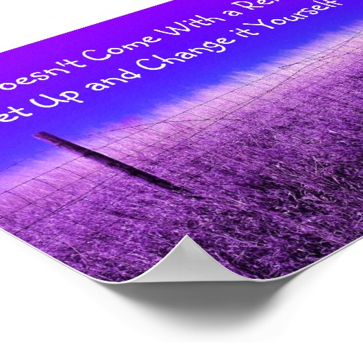 Hope/Support-Poster Poster (Ecke)