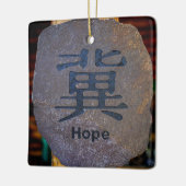 Hope Symbol Keramikornament (Links)