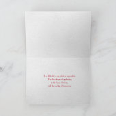 Hope text in red stitches karte (Innenseite)