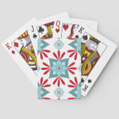 Hope Tile Turquoise Playing Cards Spielkarten (Rückseite)