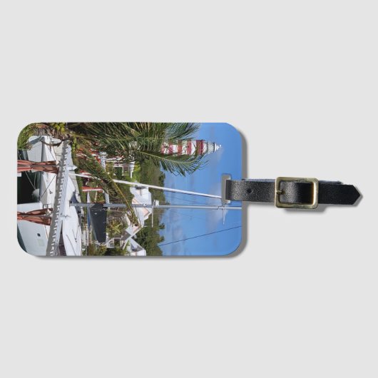 Hope Town Lighthouse Gepäckmarke Gepäckanhänger (Vorderseite (Horizontal))