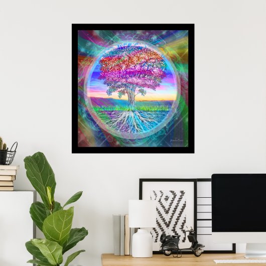 Hope Tree of Life Poster (Heimbüro)