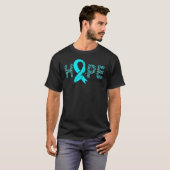 Hope Trigeminal Neuralgie Bewusstseinsüberlebender T-Shirt (Vorne ganz)