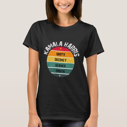 Hope Unity Decency Science Truth Einweihung 2021 T-Shirt (Vorderseite)