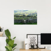 Hope Valley in Derbyshire Dales Poster (Heimbüro)