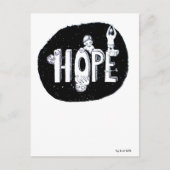 HOPE - variable Hoffnung Postkarte (Vorderseite)