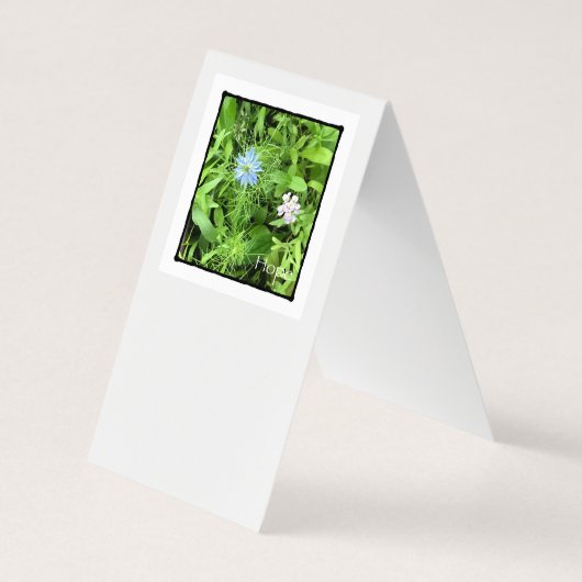 Hope Vertical Zent Visitenkarten (Rückseite)