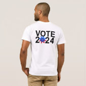 HOPE vs FEAR - Wahl 2024 T-Shirt (Schwarz voll)