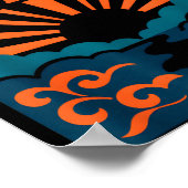 Hope Wins Romans 15_13 Sunrise Ocean Christian Poster (Ecke)