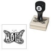 Hope Word Butterfly Rubber Briefmarke Gummistempel (Stempel)