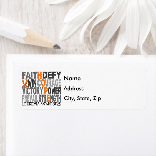 Hope Word Collage Leukemia (Insitu)