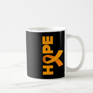 HOPE World Cancer Day Geschenk Golden Ribbon Elter Kaffeetasse