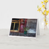 Hope Writ in Tulips: Gibran Zitatkarte Karte (Gelbe Blume)