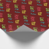 Hope You Like It Geschenkpapier (Ecke)