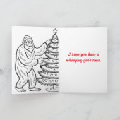 Hope your Christmas is a Whooping Good Time   Karte (Innenseite)