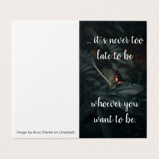 Hope Zitat von F. Scott Fitzgerald (Außenseite Aufgefaltet)