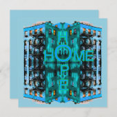 Hope Zuhause Grußkarte (Vorne/Hinten)