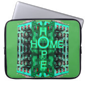 Hope Zuhause Laptopschutzhülle (Vorderseite)