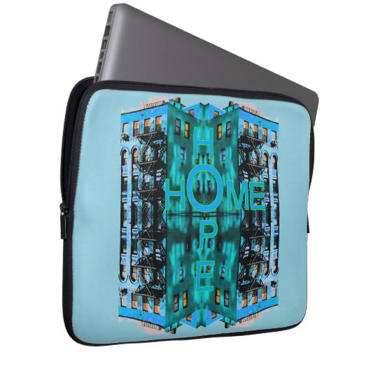 Hope Zuhause Laptopschutzhülle (Vorne Rechts)