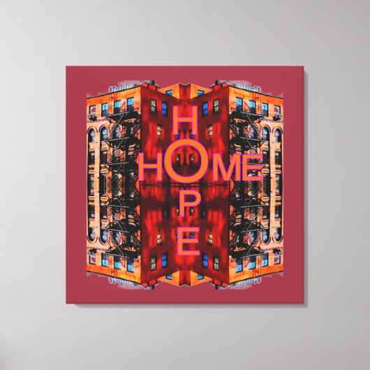 Hope Zuhause Leinwanddruck (Vorderseite)