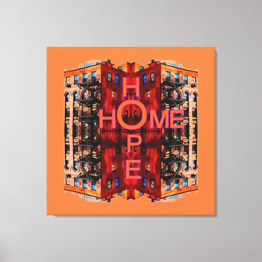 Hope Zuhause Leinwanddruck (Vorderseite)
