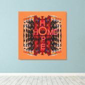 Hope Zuhause Leinwanddruck (Insitu (Holzboden))