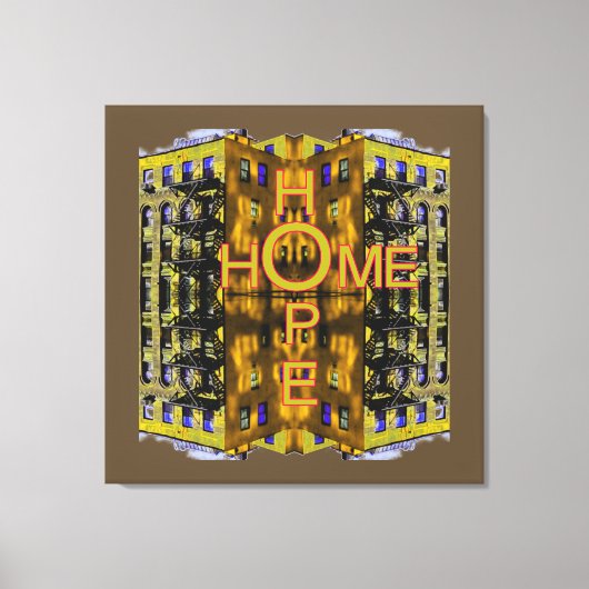 Hope Zuhause Leinwanddruck (Vorderseite)