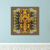 Hope Zuhause Leinwanddruck (Insitu (Holzboden))