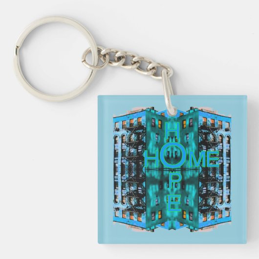 Hope Zuhause Schlüsselanhänger (Vorderseite)