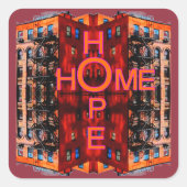 Hope Zuhause Sticker (Vorderseite)