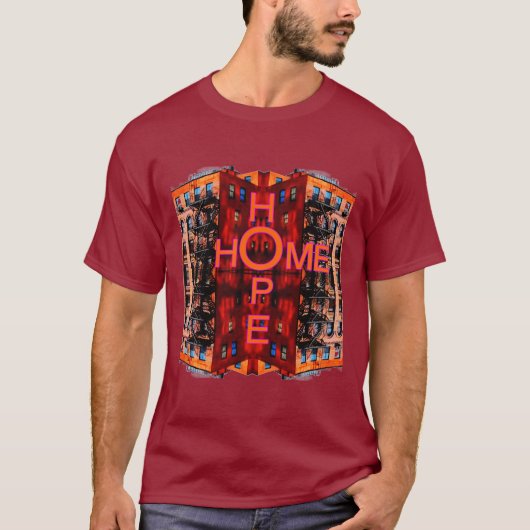 Hope Zuhause T-Shirt (Vorderseite)